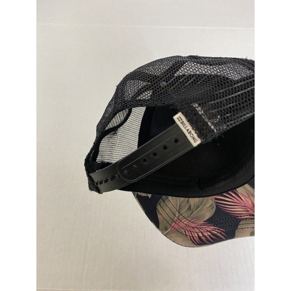 Billabong Women Cap Mesh Trucker Snapback Baseball Hat Beachy Plants - Picture 4 of 5